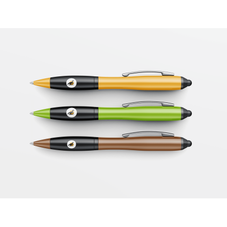 Lot de 3 stylos bleus